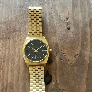 Men's Gold Nixon Watch